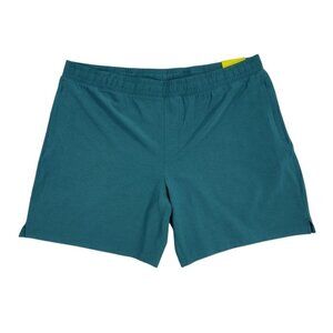 All In Motion Mens XXL Teal Activewear Shorts Elastic Waistband, NWT.